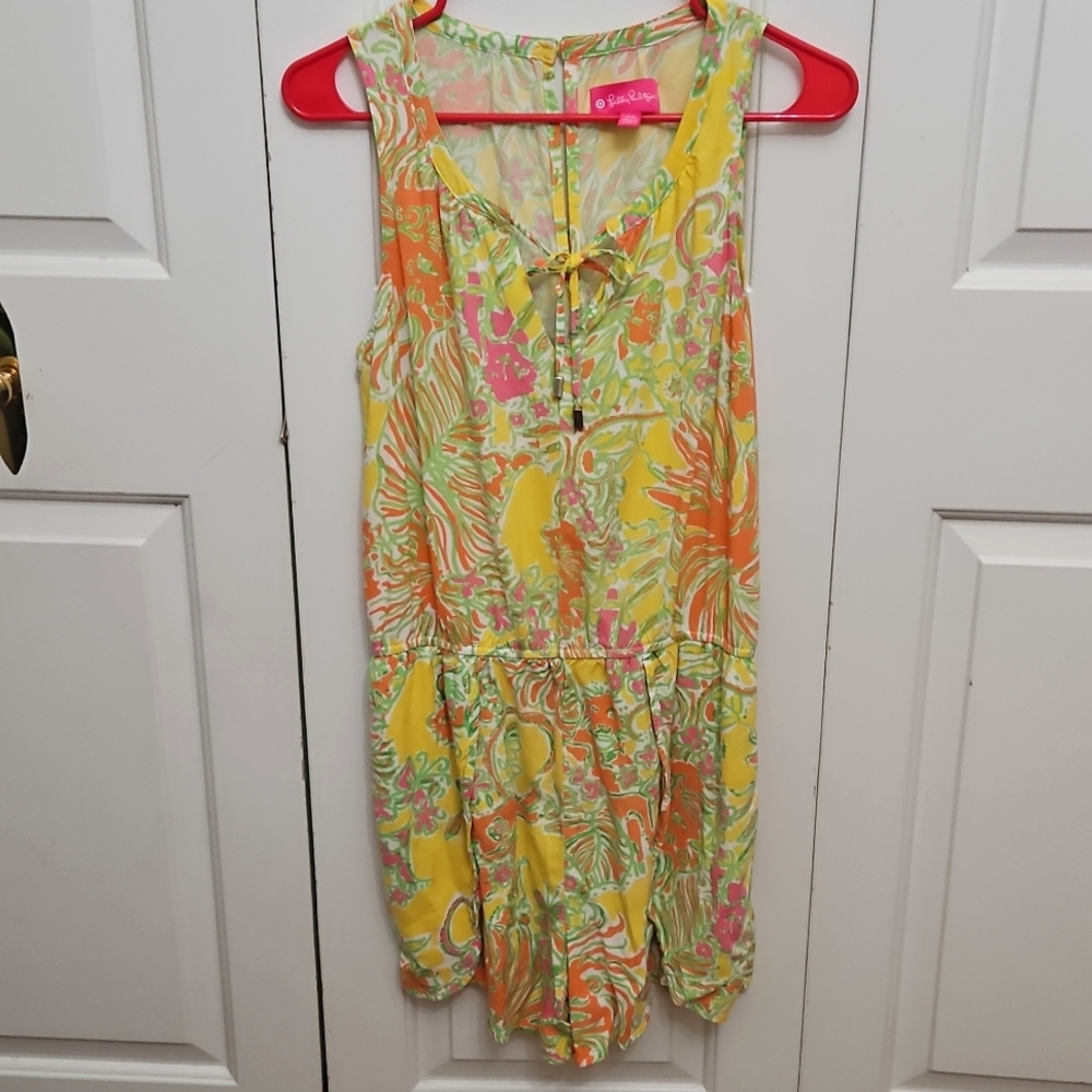 Lilly Pulitzer x Target Challis Happy Place Romper/ M